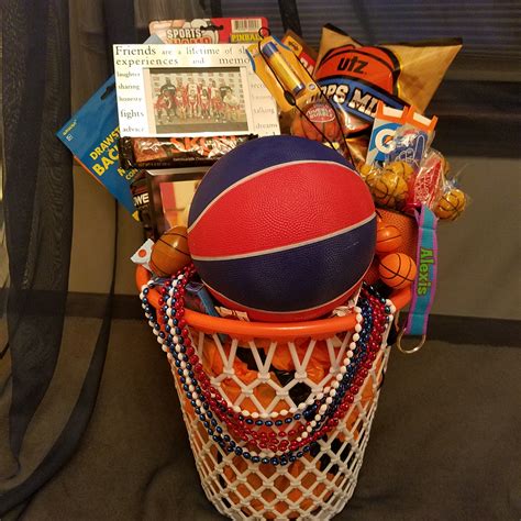 basketball gift baskets